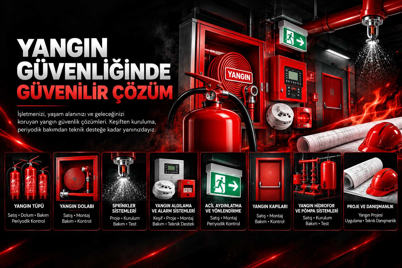 Yangın güvenlik çözümleri